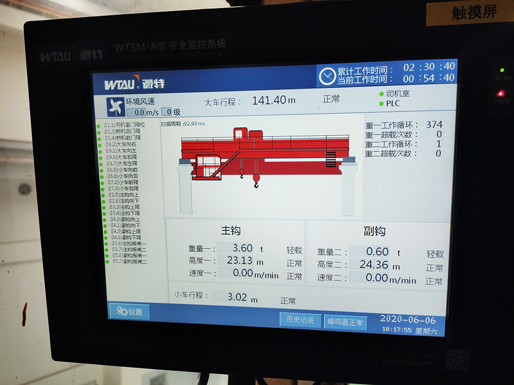 微特WTSM-A起重機(jī)安全監(jiān)控系統(tǒng)